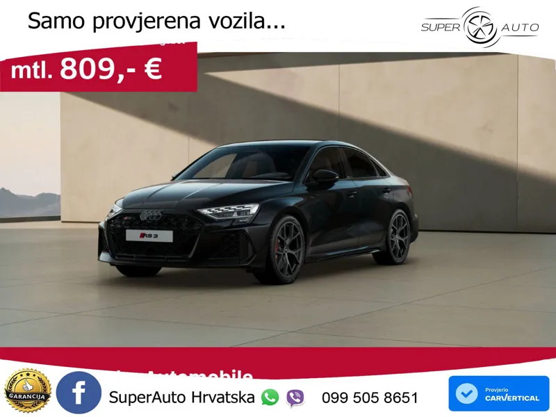 Audi RS3 Sedan 2.5 TFSI (400 KS) quattro S tronic LED+GR SJED+ACC