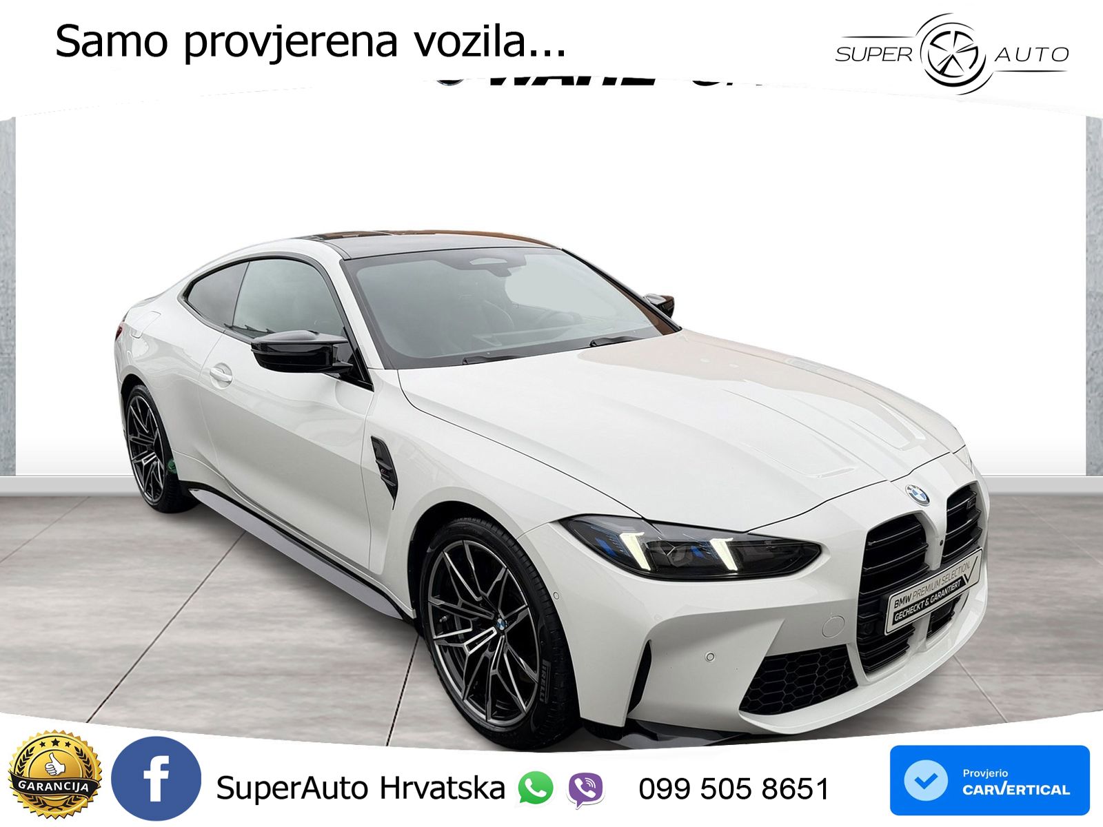 BMW M4 Competition 3.0 (510 KS) Steptronic LED+GR SJED+ACC
