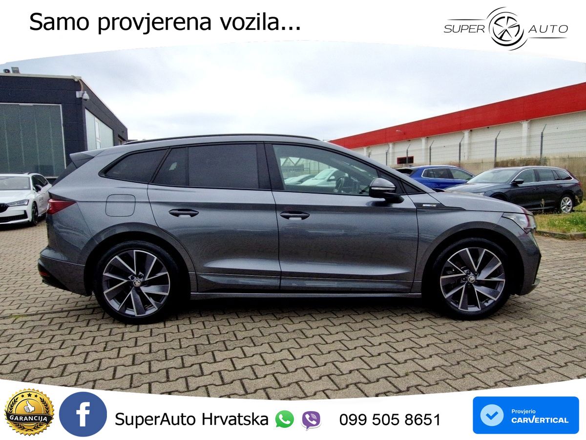 Škoda Enyaq iV 80 82 kWh (204 KS) SportLine LED+GR SJED+ACC