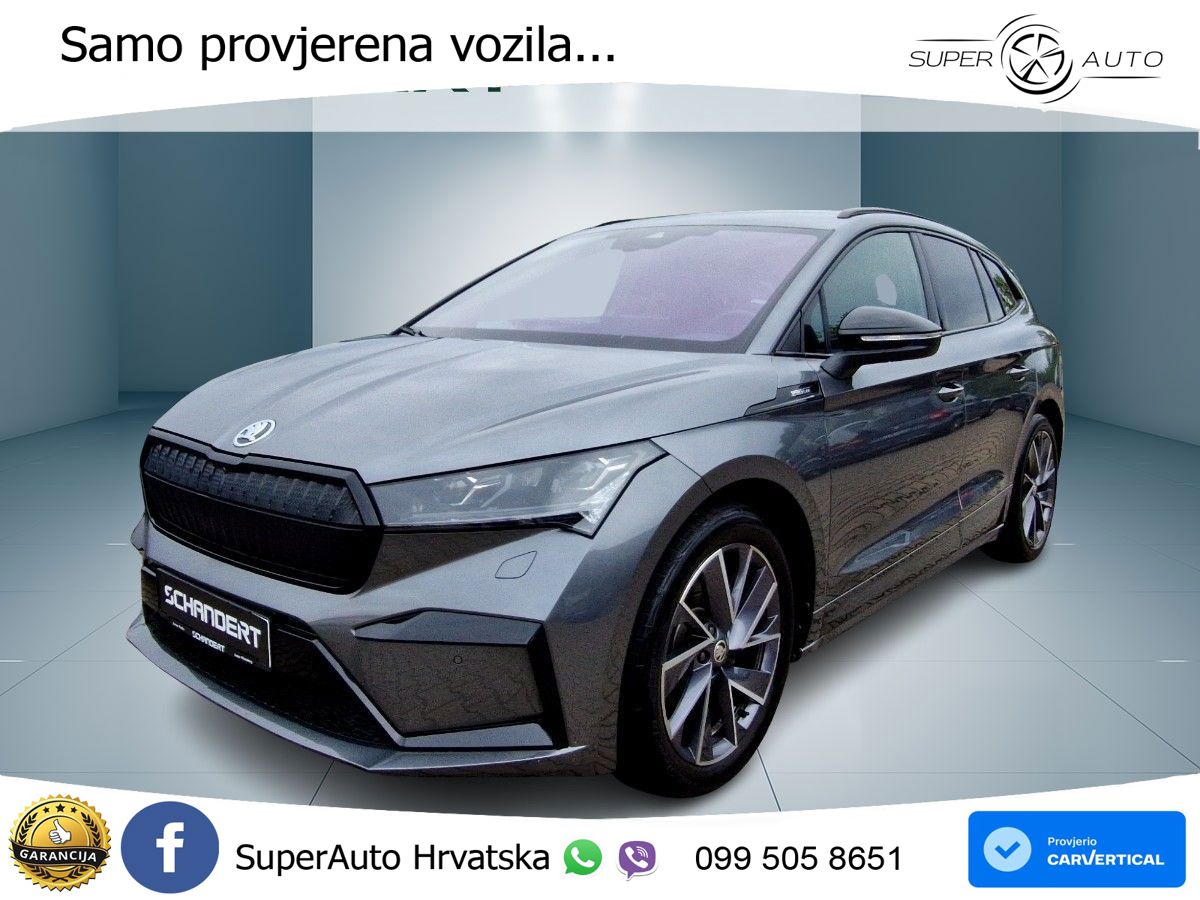 Škoda Enyaq iV 80 82 kWh (204 KS) SportLine LED+GR SJED+ACC