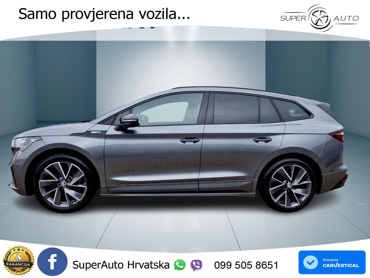 Škoda Enyaq iV 80 82 kWh (204 KS) SportLine LED+GR SJED+ACC