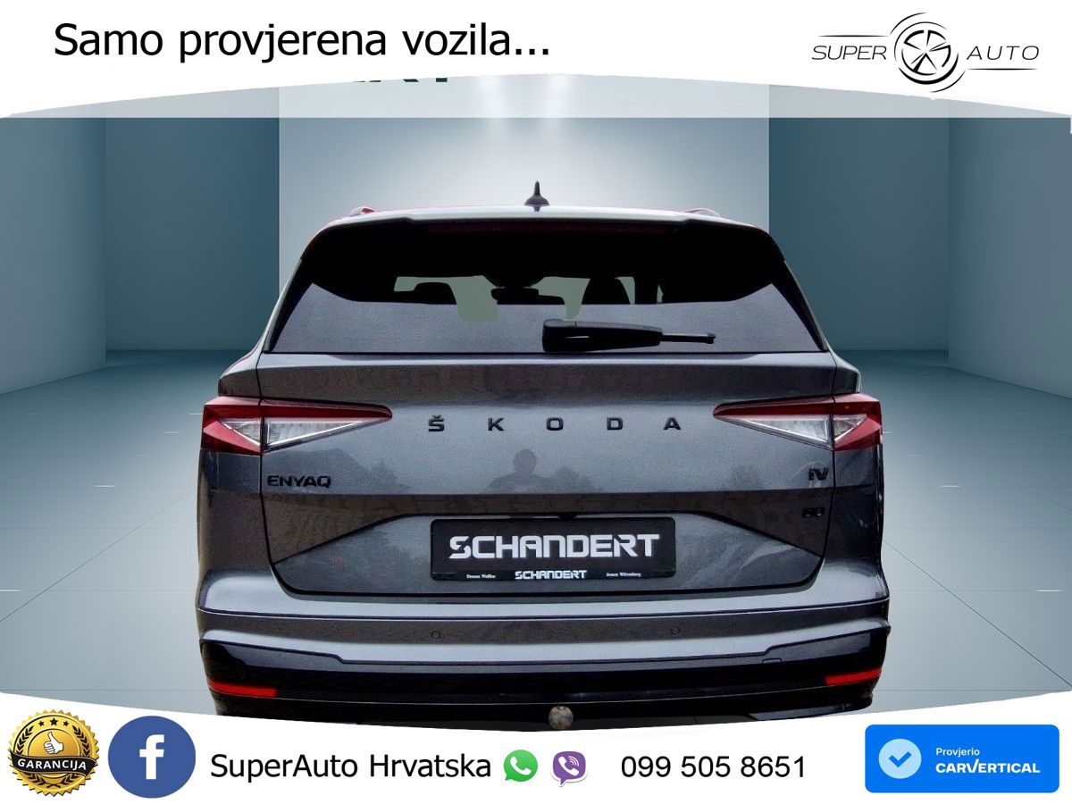 Škoda Enyaq iV 80 82 kWh (204 KS) SportLine LED+GR SJED+ACC