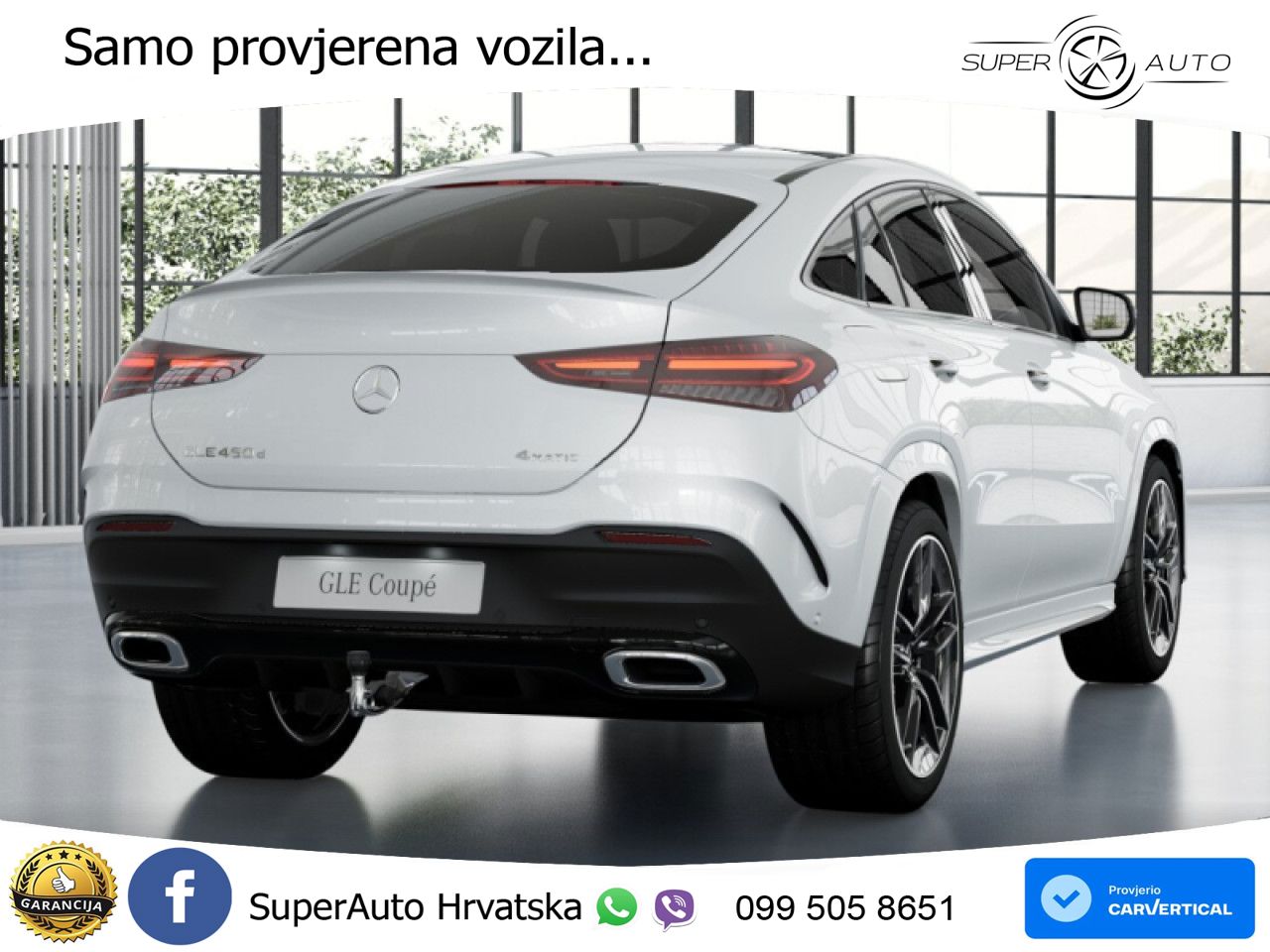 Mercedes GLE Coupe 450d (367 KS) EQ Boost 4MATIC 9G-TRONIC AMG LED+GR SJED+ACC