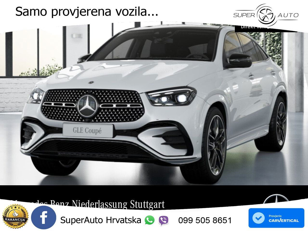 Mercedes GLE Coupe 450d (367 KS) EQ Boost 4MATIC 9G-TRONIC AMG LED+GR SJED+ACC