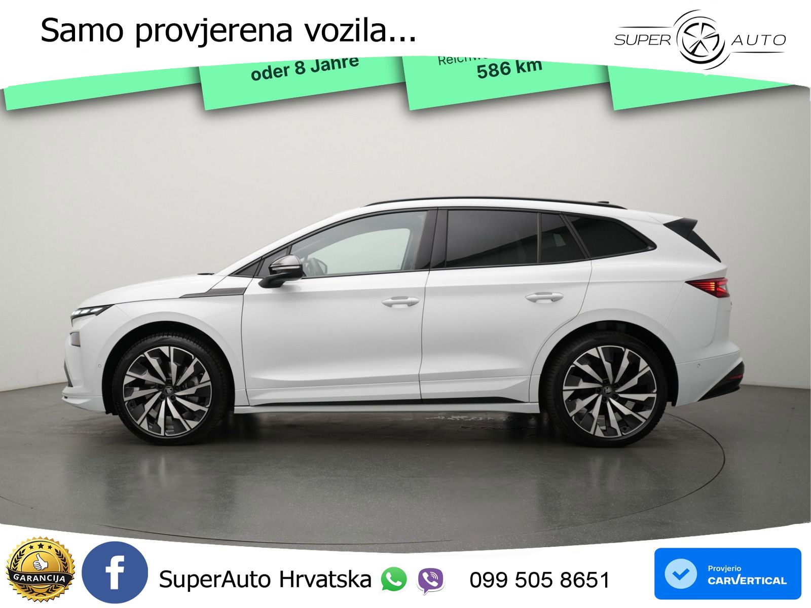 Škoda Enyaq 85 82 kWh (286 KS) SportLine LED+GR SJED+ACC