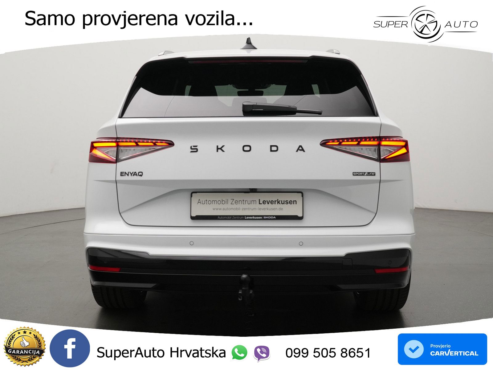 Škoda Enyaq 85 82 kWh (286 KS) SportLine LED+GR SJED+ACC