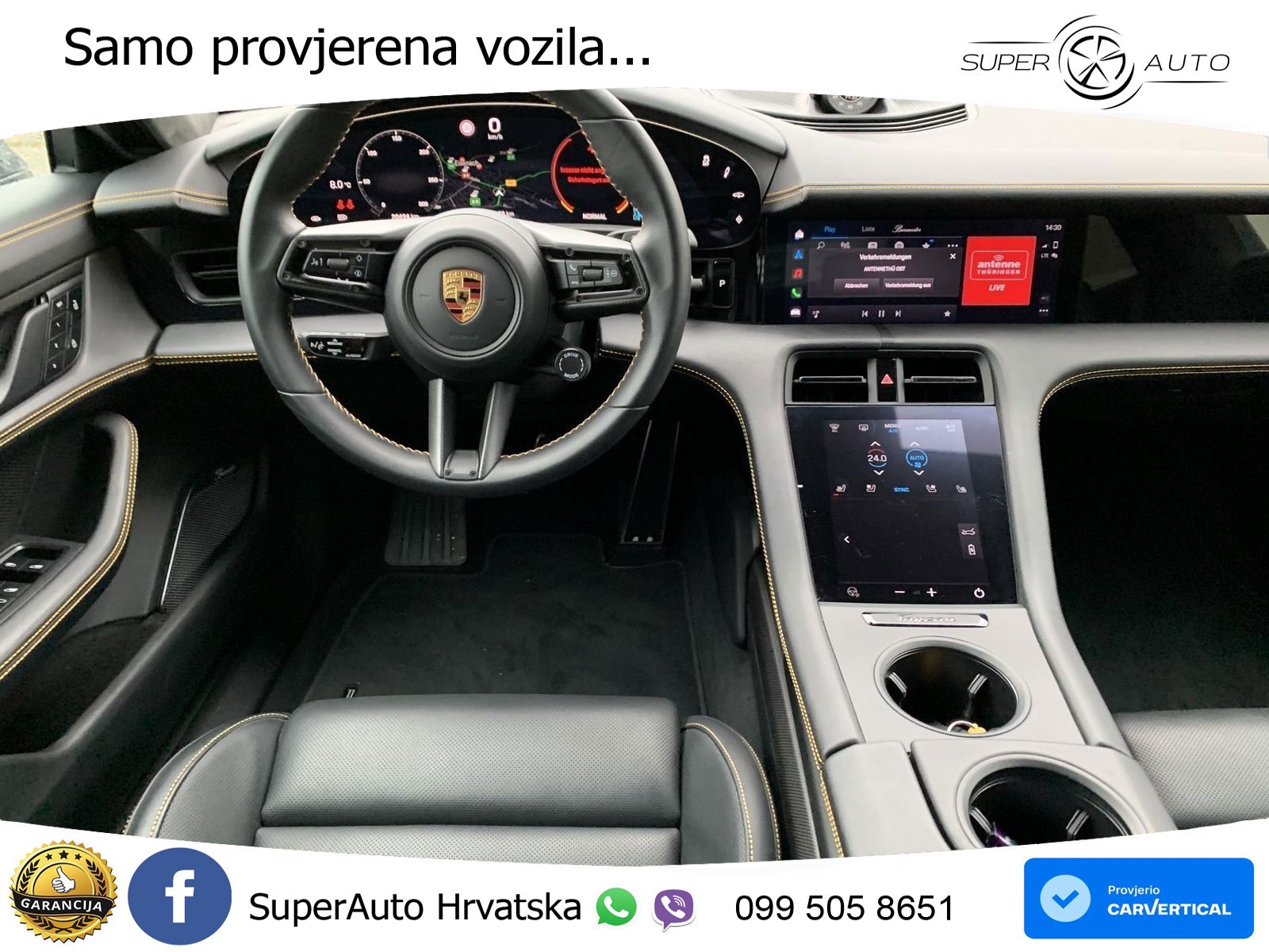 Porsche Taycan Turbo S 93.4 kWh (761 KS)