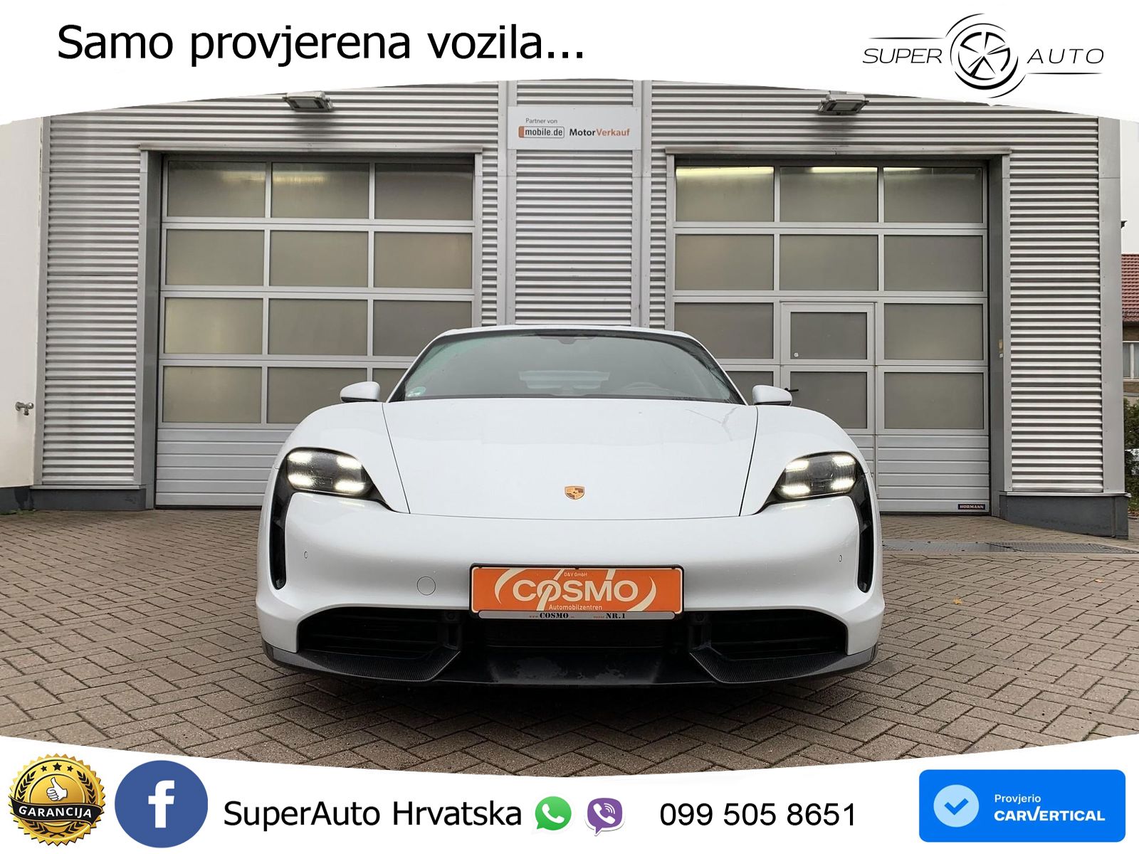 Porsche Taycan Turbo S 93.4 kWh (761 KS)