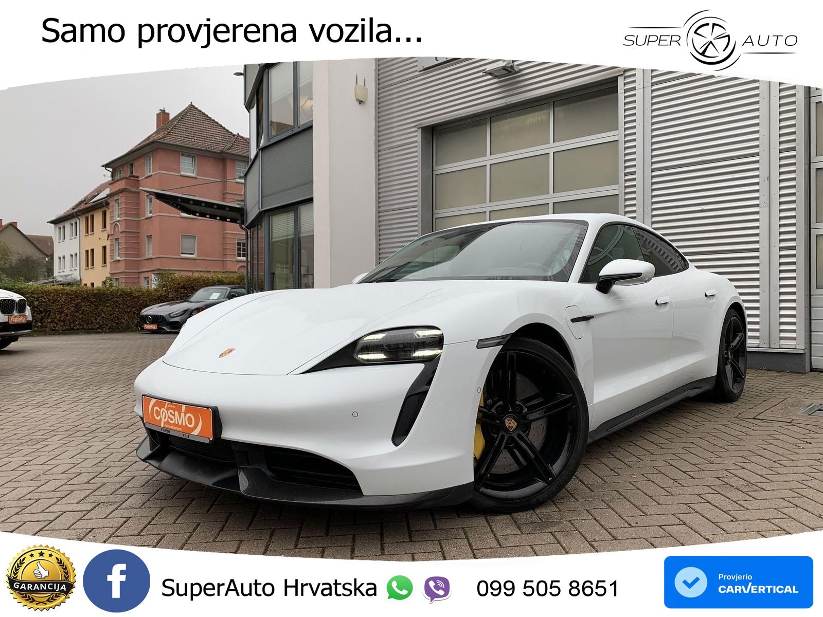 Porsche Taycan Turbo S 93.4 kWh (761 KS)
