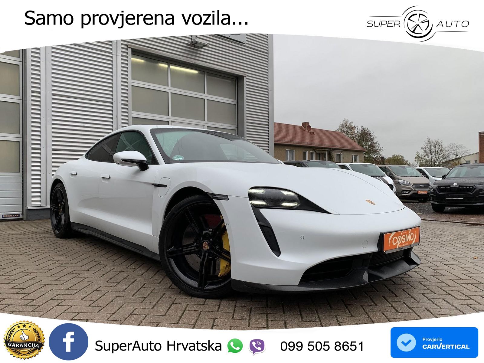 Porsche Taycan Turbo S 93.4 kWh (761 KS)