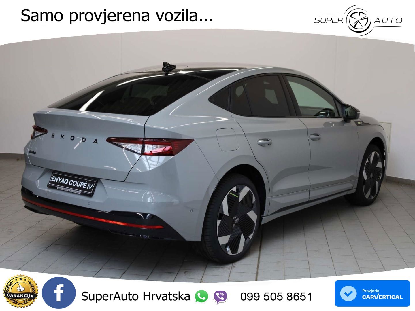 Škoda Enyaq Coupe RS 84 kWh (340 KS) AWD LED+GR SJED+ACC