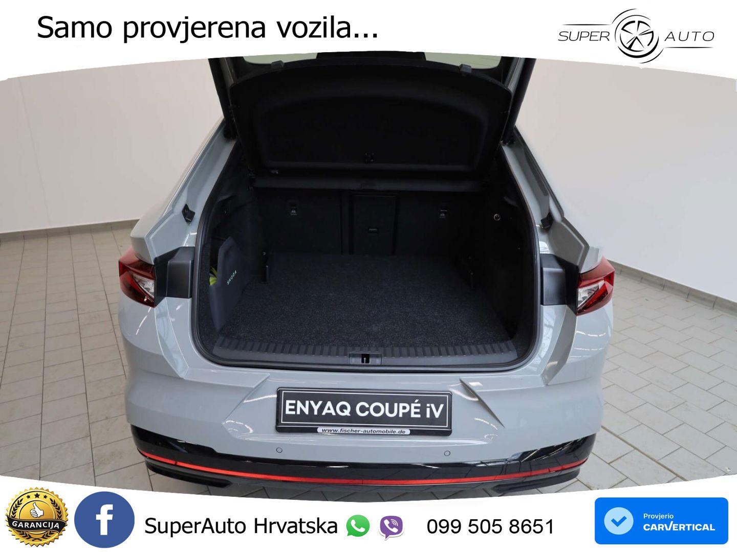 Škoda Enyaq Coupe RS 84 kWh (340 KS) AWD LED+GR SJED+ACC