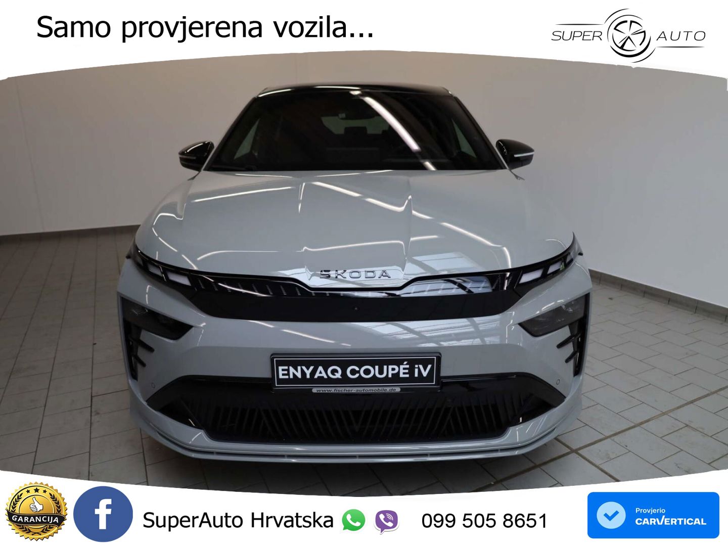 Škoda Enyaq Coupe RS 84 kWh (340 KS) AWD LED+GR SJED+ACC