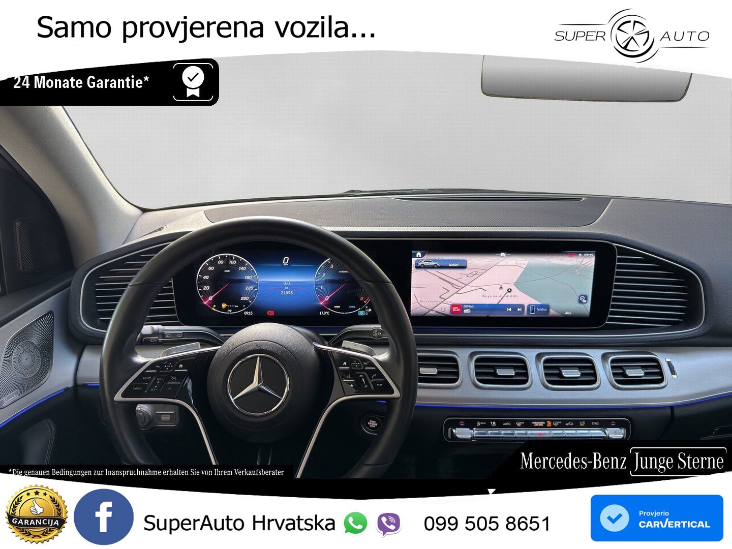 Mercedes GLE 450 3.0 (381 KS) EQ Boost 4MATIC 9G-TRONIC LED+GR SJED+ACC