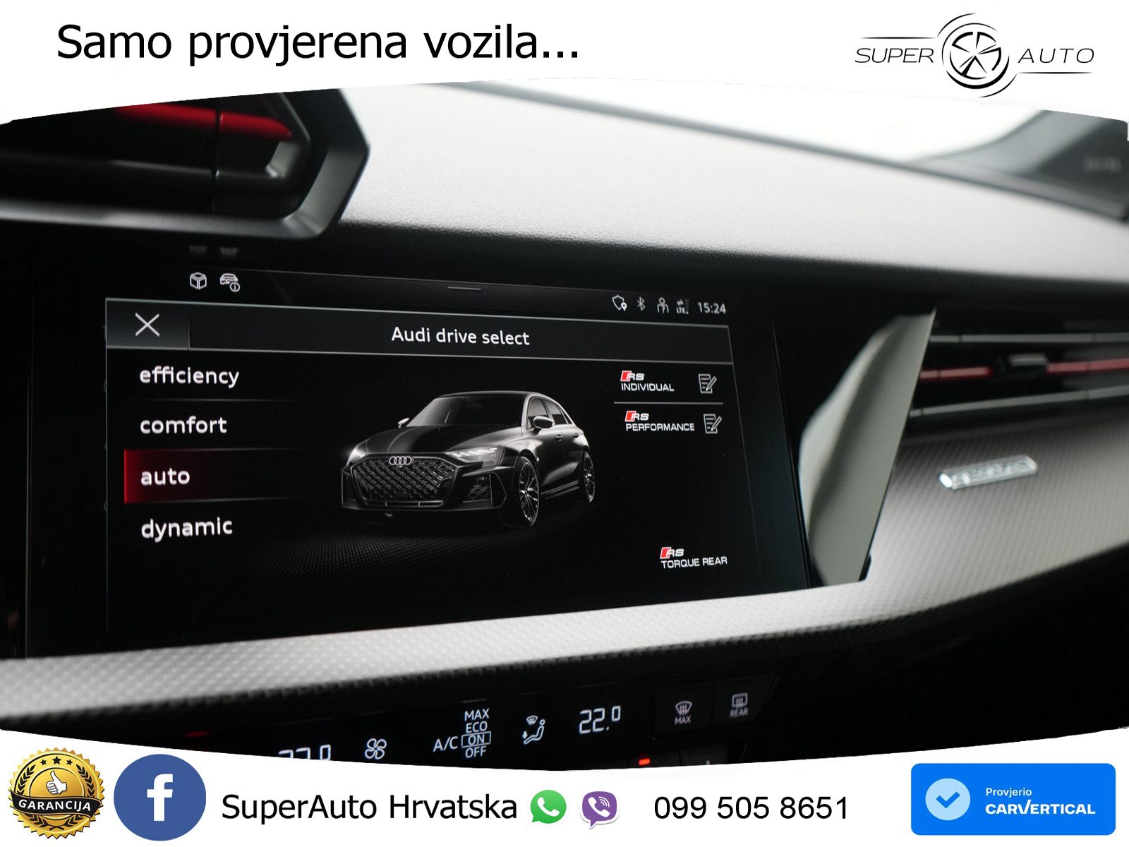 Audi RS3 Sportback 2.5 TFSI (400 KS) quattro S tronic LED+GR SJED+ACC