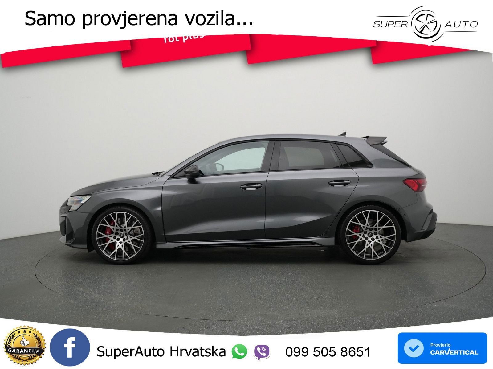 Audi RS3 Sportback 2.5 TFSI (400 KS) quattro S tronic LED+GR SJED+ACC
