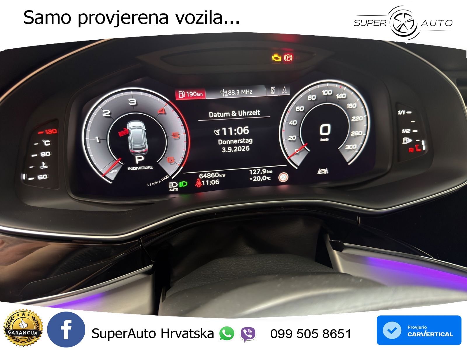 Audi Q8 50 TDI V6 (286 KS) quattro Tiptronic