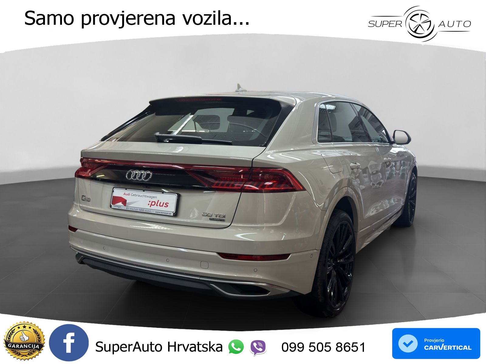 Audi Q8 50 TDI V6 (286 KS) quattro Tiptronic