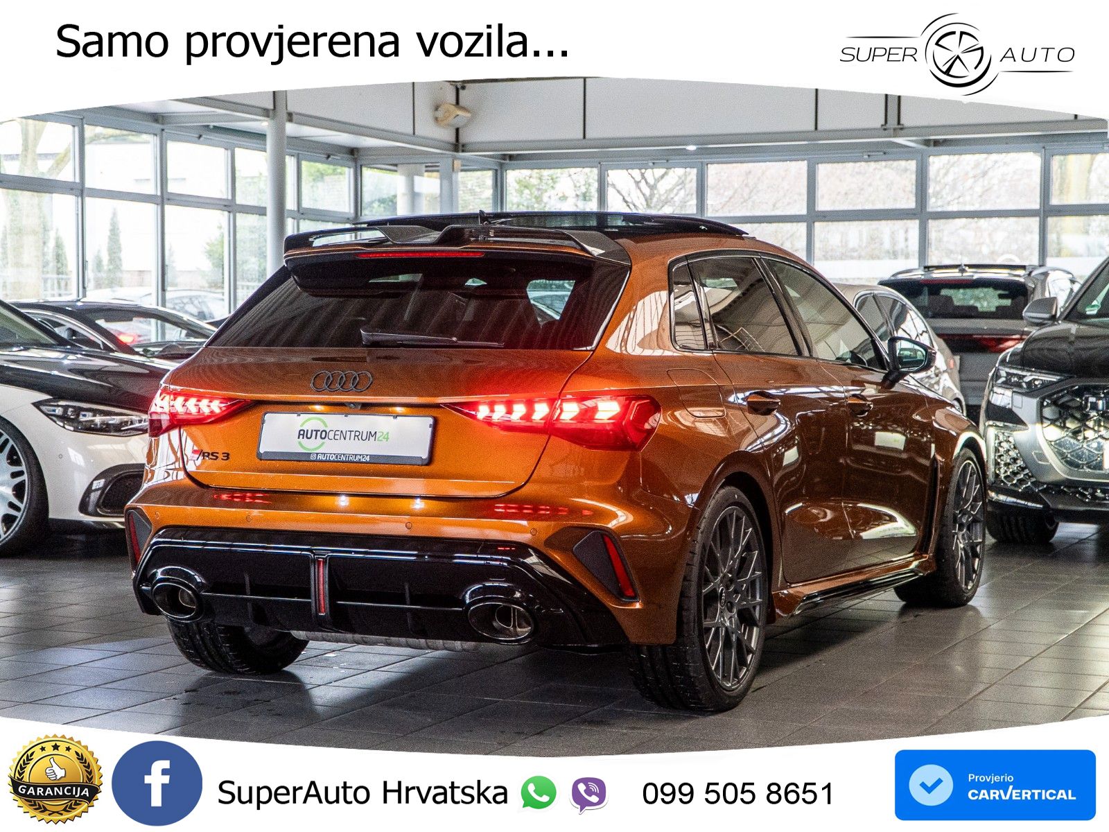 Audi RS3 Sportback 2.5 TFSI (400 KS) quattro S tronic