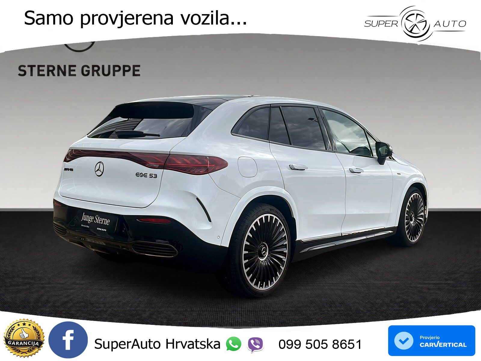 Mercedes EQE SUV AMG 53 100 kWh (626 KS) 4MATIC+ ACC+HEAD+4xGR SJED+360+PANO