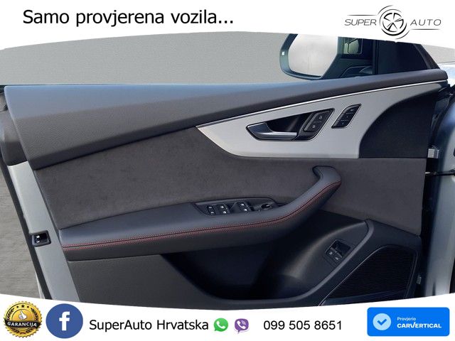 Audi Q8 55 TFSIe V6 (394 KS) quattro Tiptronic S line LED+GR SJED+ACC