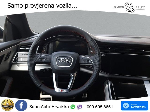 Audi Q8 55 TFSIe V6 (394 KS) quattro Tiptronic S line LED+GR SJED+ACC