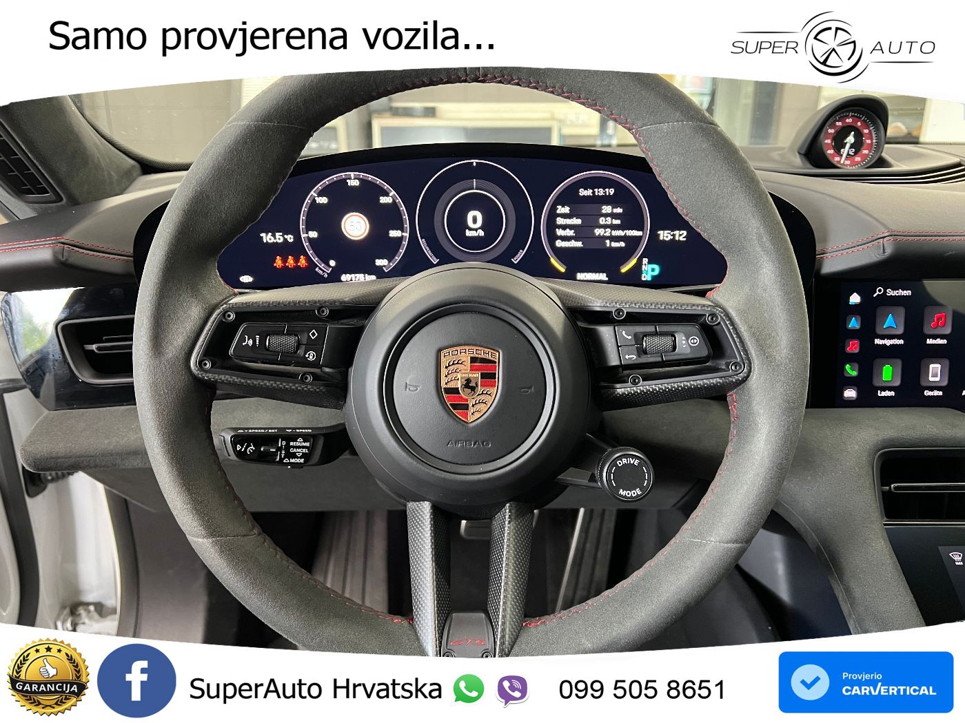 Porsche Taycan GTS Performance Plus 93.4 kWh (598 KS)