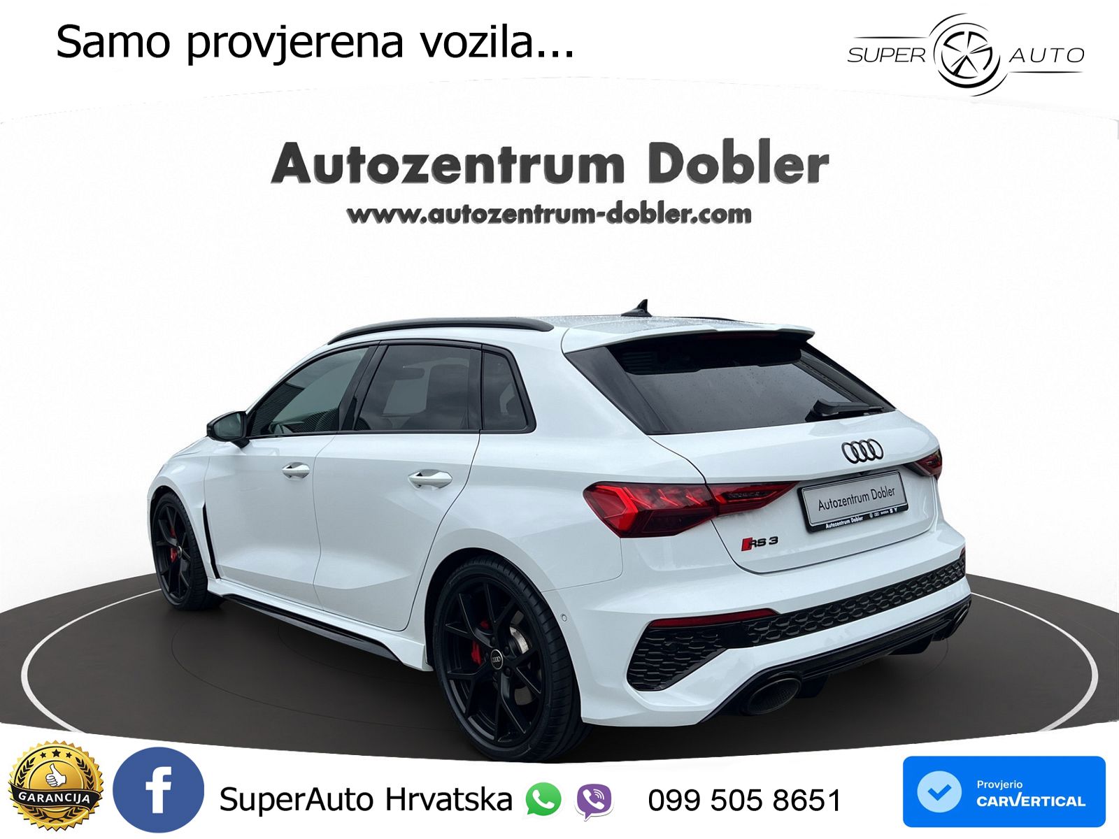 Audi RS3 Sportback 2.5 TFSI (400 KS) quattro S tronic LED+GR SJED+ACC