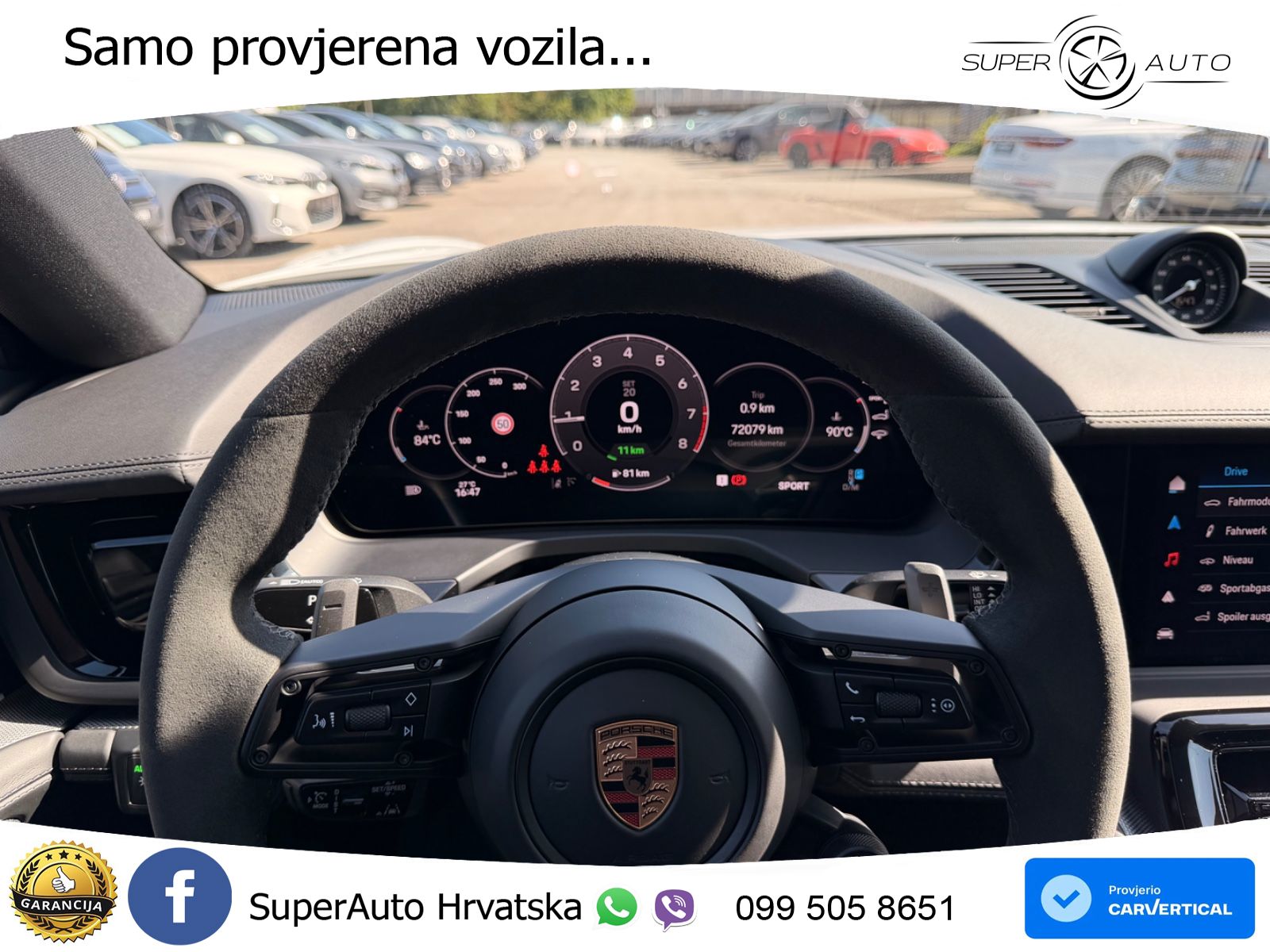 Porsche Panamera 4 2.9 V6 (470 KS) E-Hybrid PDK ACC+HEAD+4xGR SJED+360+PANO
