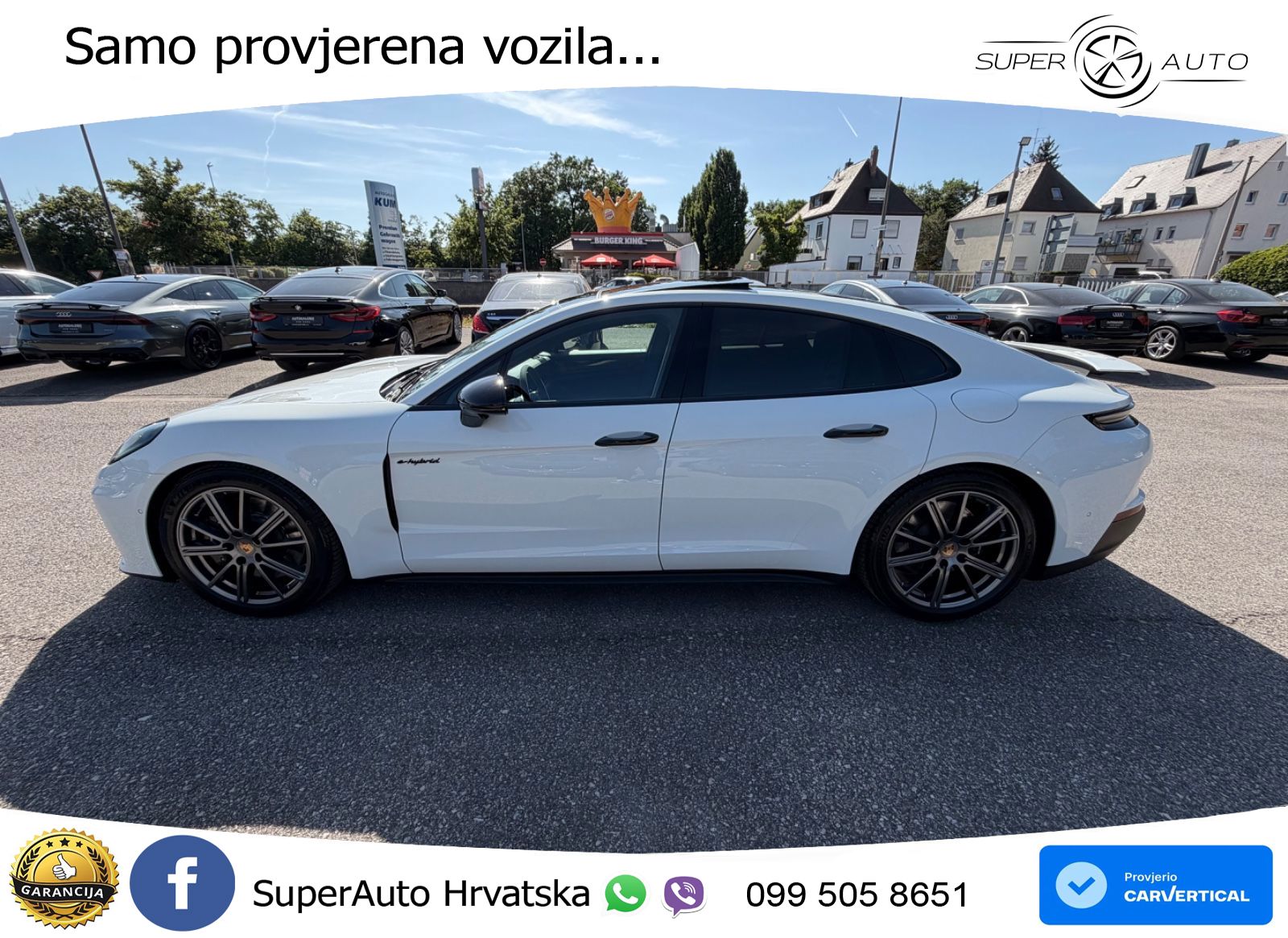 Porsche Panamera 4 2.9 V6 (470 KS) E-Hybrid PDK ACC+HEAD+4xGR SJED+360+PANO