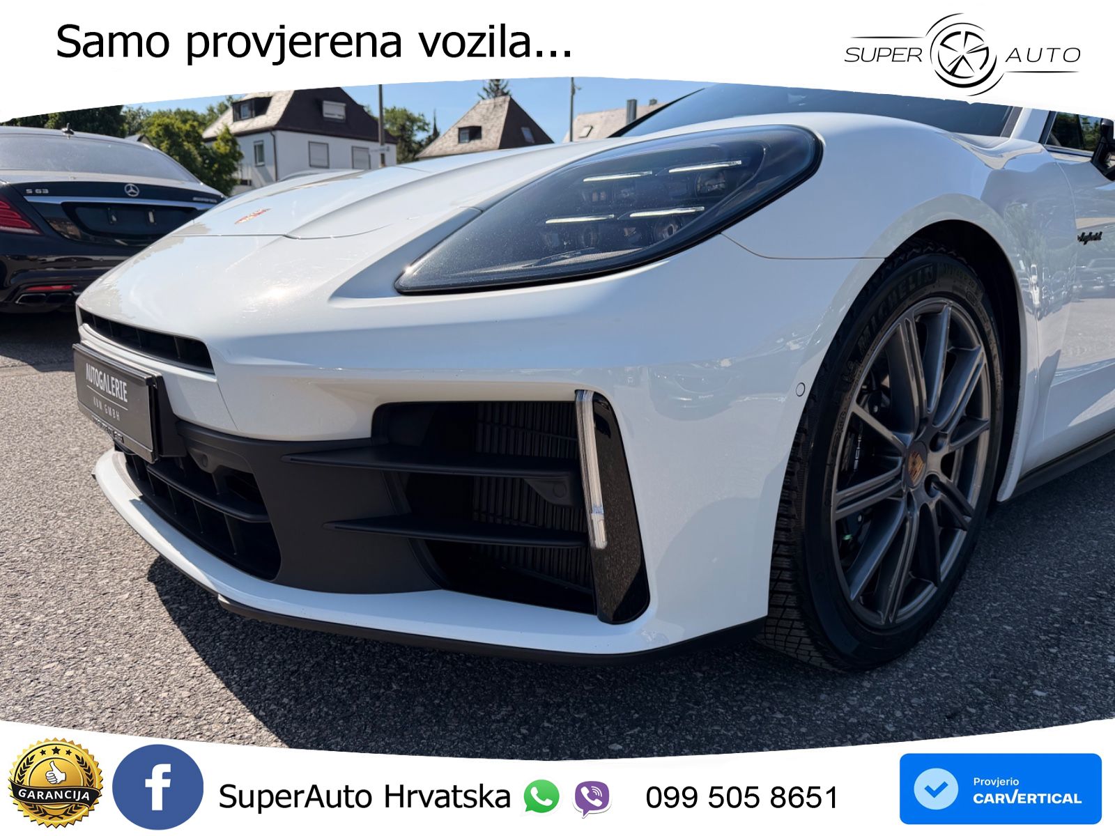 Porsche Panamera 4 2.9 V6 (470 KS) E-Hybrid PDK ACC+HEAD+4xGR SJED+360+PANO