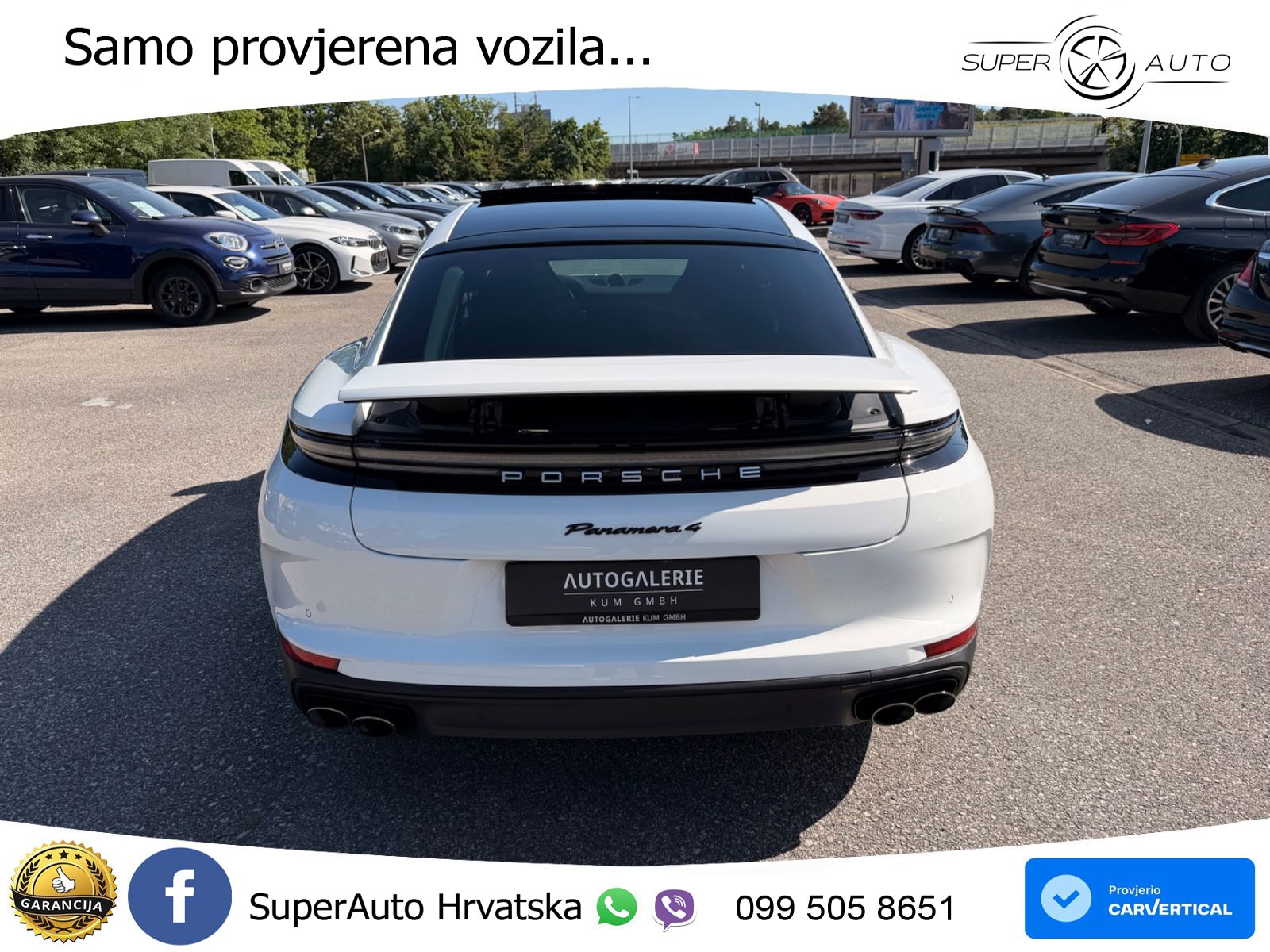 Porsche Panamera 4 2.9 V6 (470 KS) E-Hybrid PDK ACC+HEAD+4xGR SJED+360+PANO