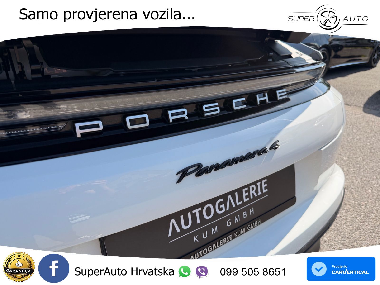 Porsche Panamera 4 2.9 V6 (470 KS) E-Hybrid PDK ACC+HEAD+4xGR SJED+360+PANO