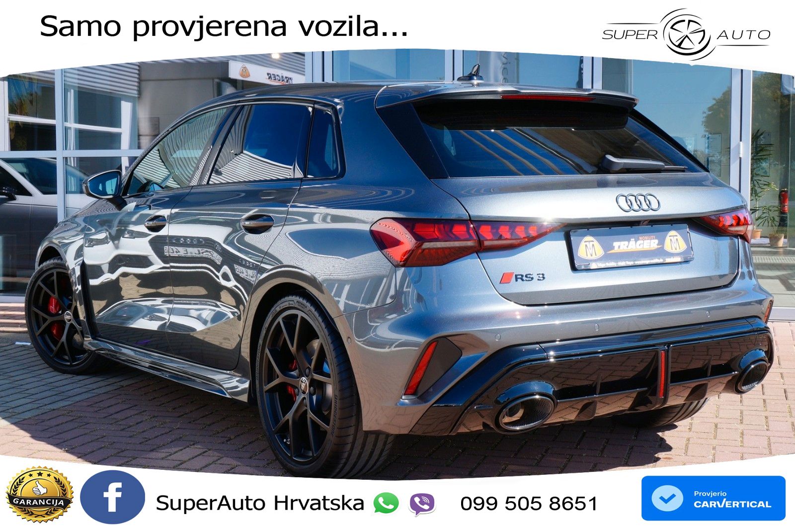 Audi RS3 Sportback 2.5 TFSI (400 KS) quattro S tronic LED+GR SJED+ACC