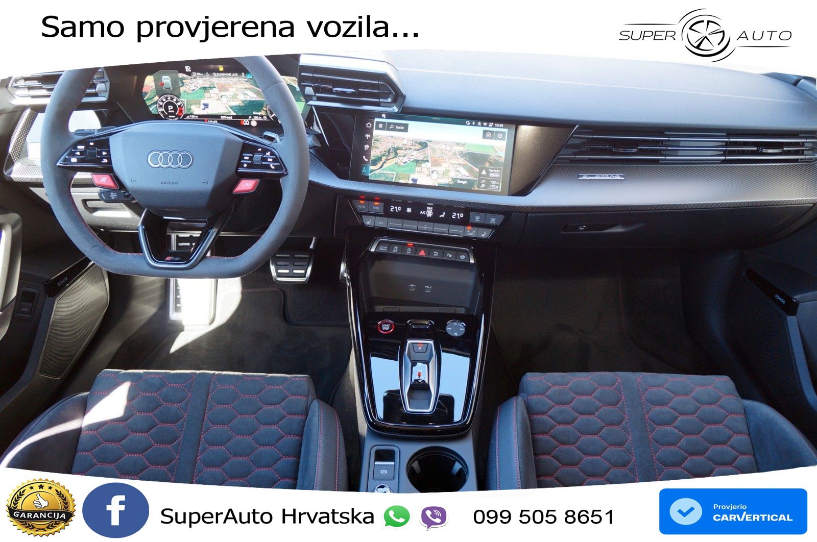 Audi RS3 Sportback 2.5 TFSI (400 KS) quattro S tronic LED+GR SJED+ACC