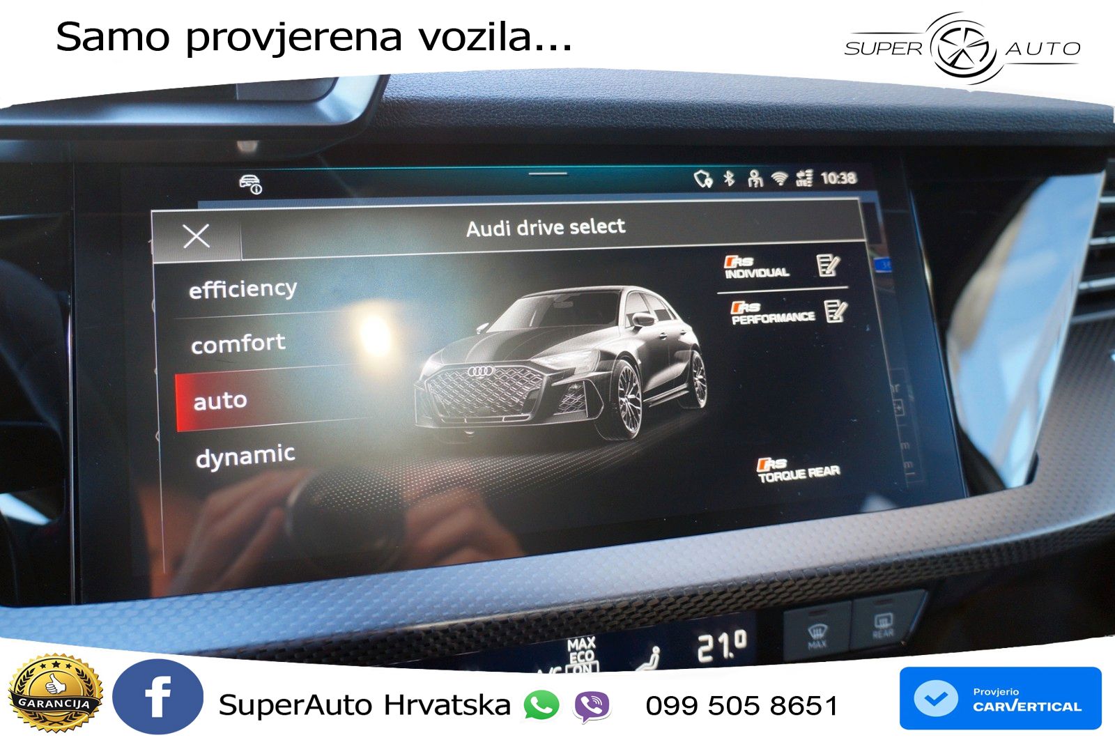 Audi RS3 Sportback 2.5 TFSI (400 KS) quattro S tronic LED+GR SJED+ACC