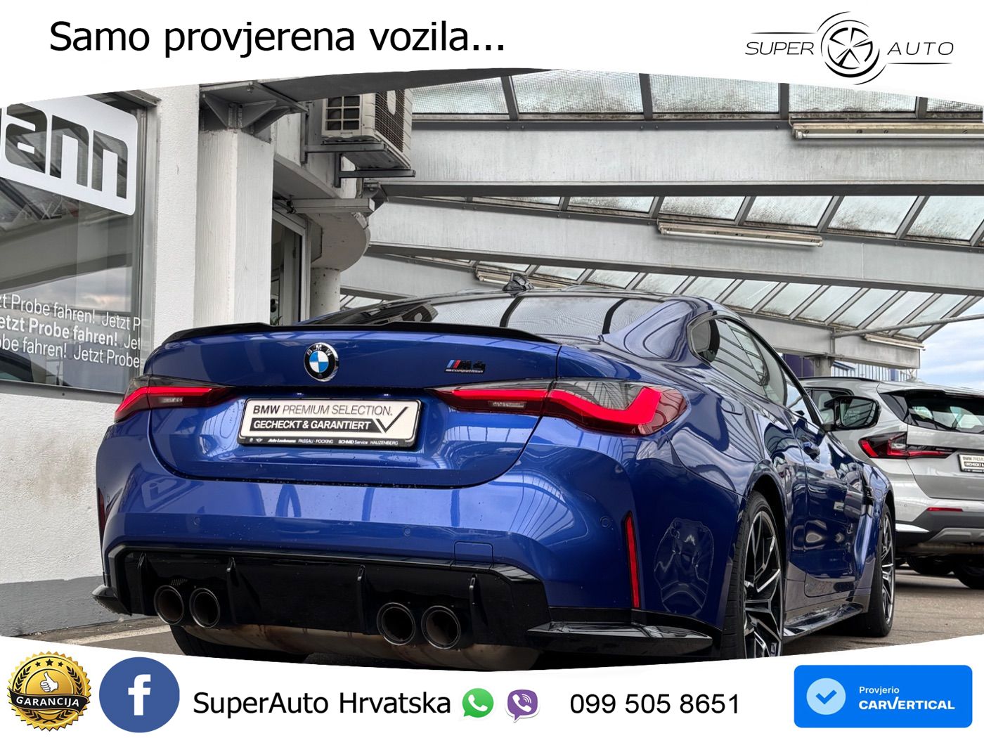 BMW M4 Competition 3.0 (510 KS) xDrive Steptronic LED+GR SJED+ACC