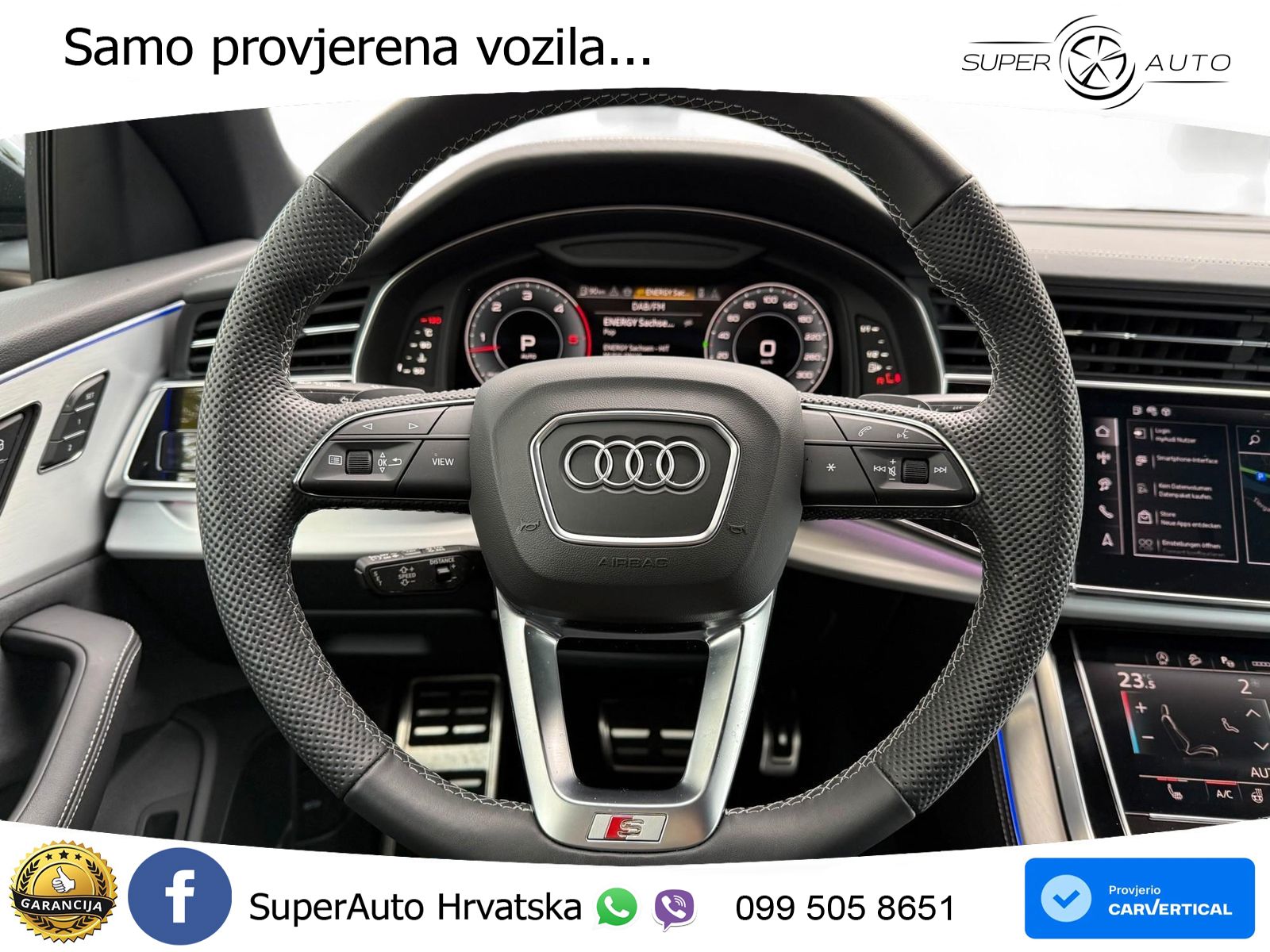 Audi Q8 50 TDI V6 (286 KS) quattro Tiptronic S line LED+GR SJED+ACC
