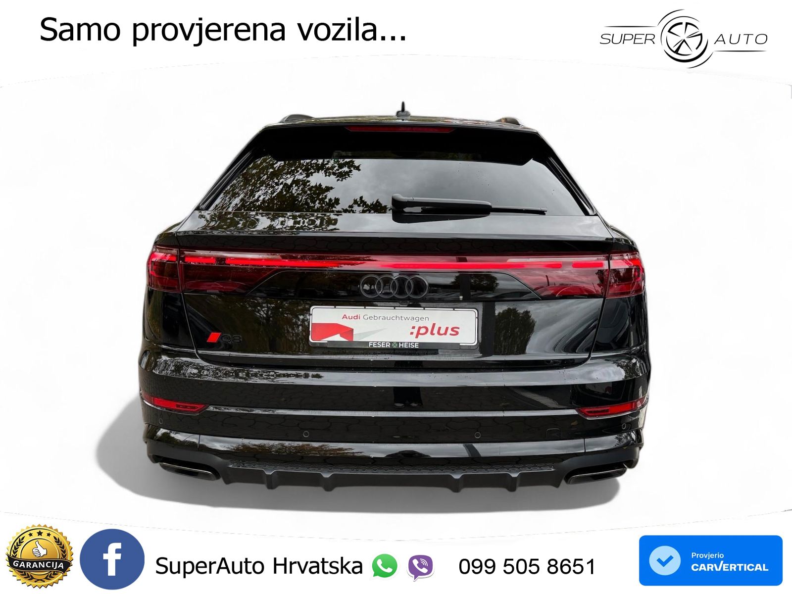 Audi Q8 50 TDI V6 (286 KS) quattro Tiptronic S line LED+GR SJED+ACC