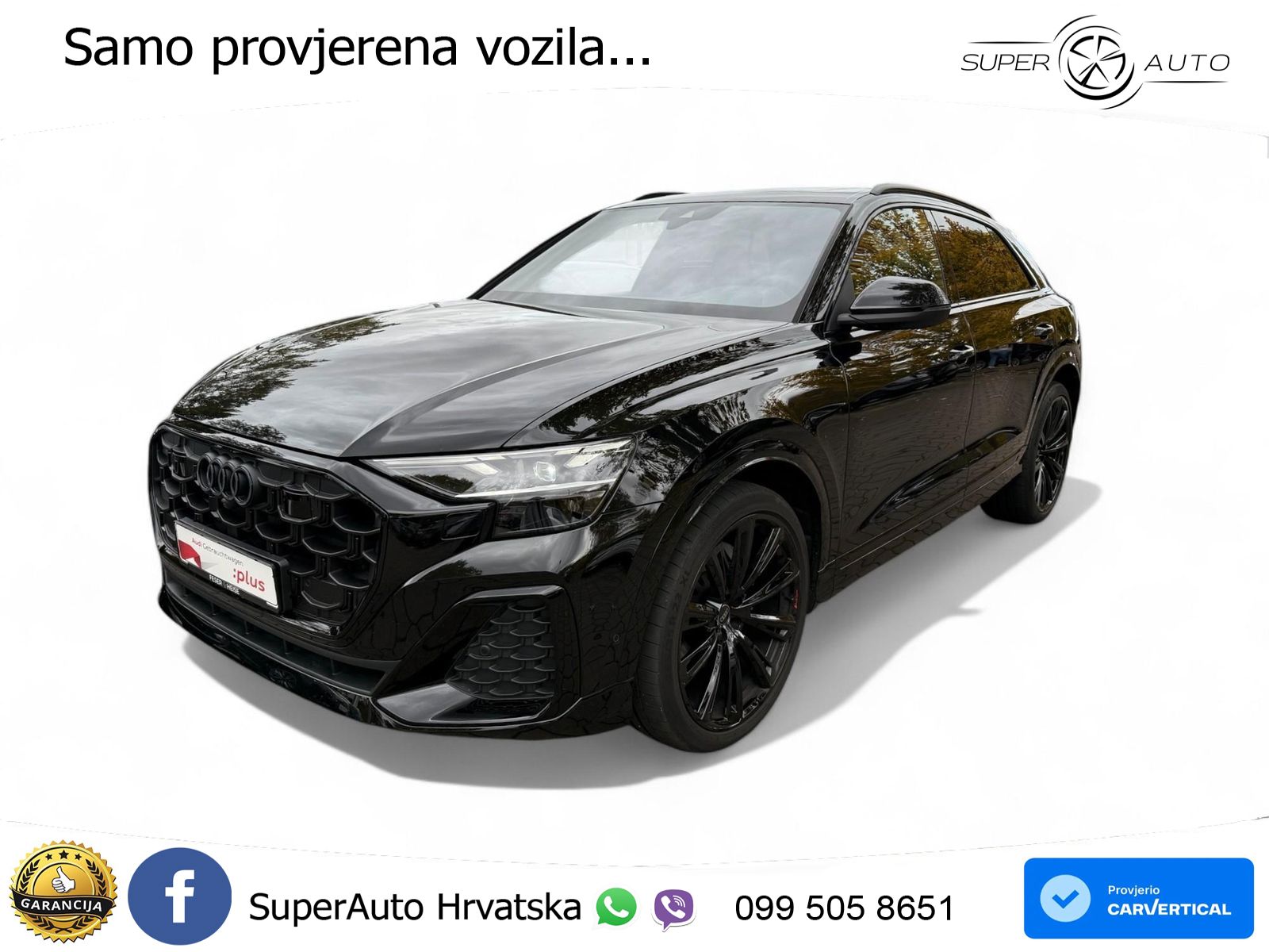 Audi Q8 50 TDI V6 (286 KS) quattro Tiptronic S line LED+GR SJED+ACC
