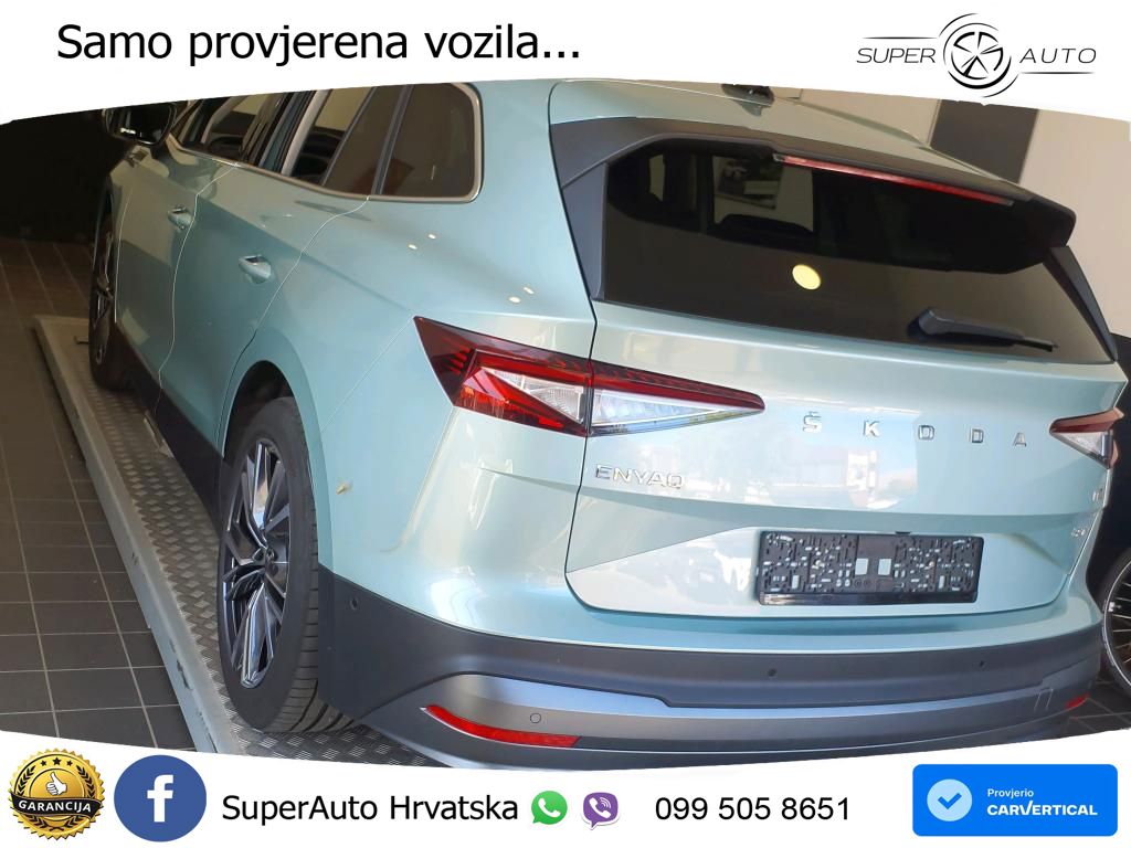 Škoda Enyaq iV 80x 82 kWh (265 KS) AWD Suite LED+GR SJED+ACC