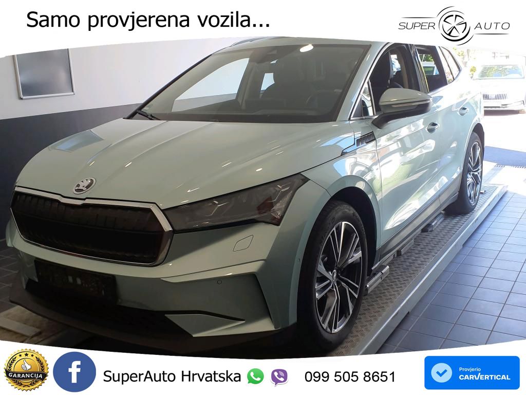 Škoda Enyaq iV 80x 82 kWh (265 KS) AWD Suite LED+GR SJED+ACC