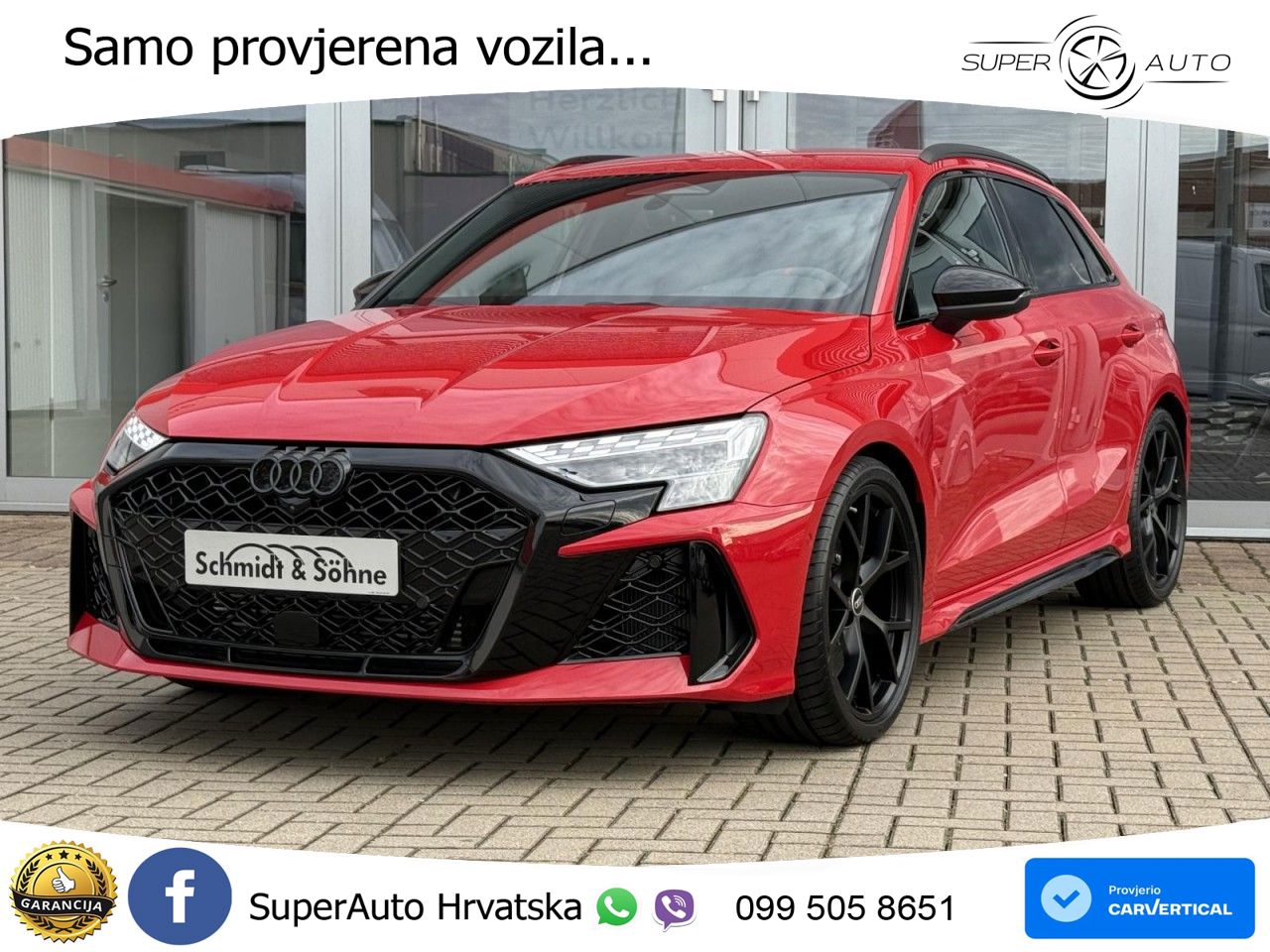 Audi RS3 Sportback 2.5 TFSI (400 KS) quattro S tronic LED+GR SJED+ACC