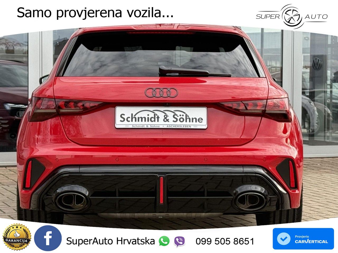 Audi RS3 Sportback 2.5 TFSI (400 KS) quattro S tronic LED+GR SJED+ACC