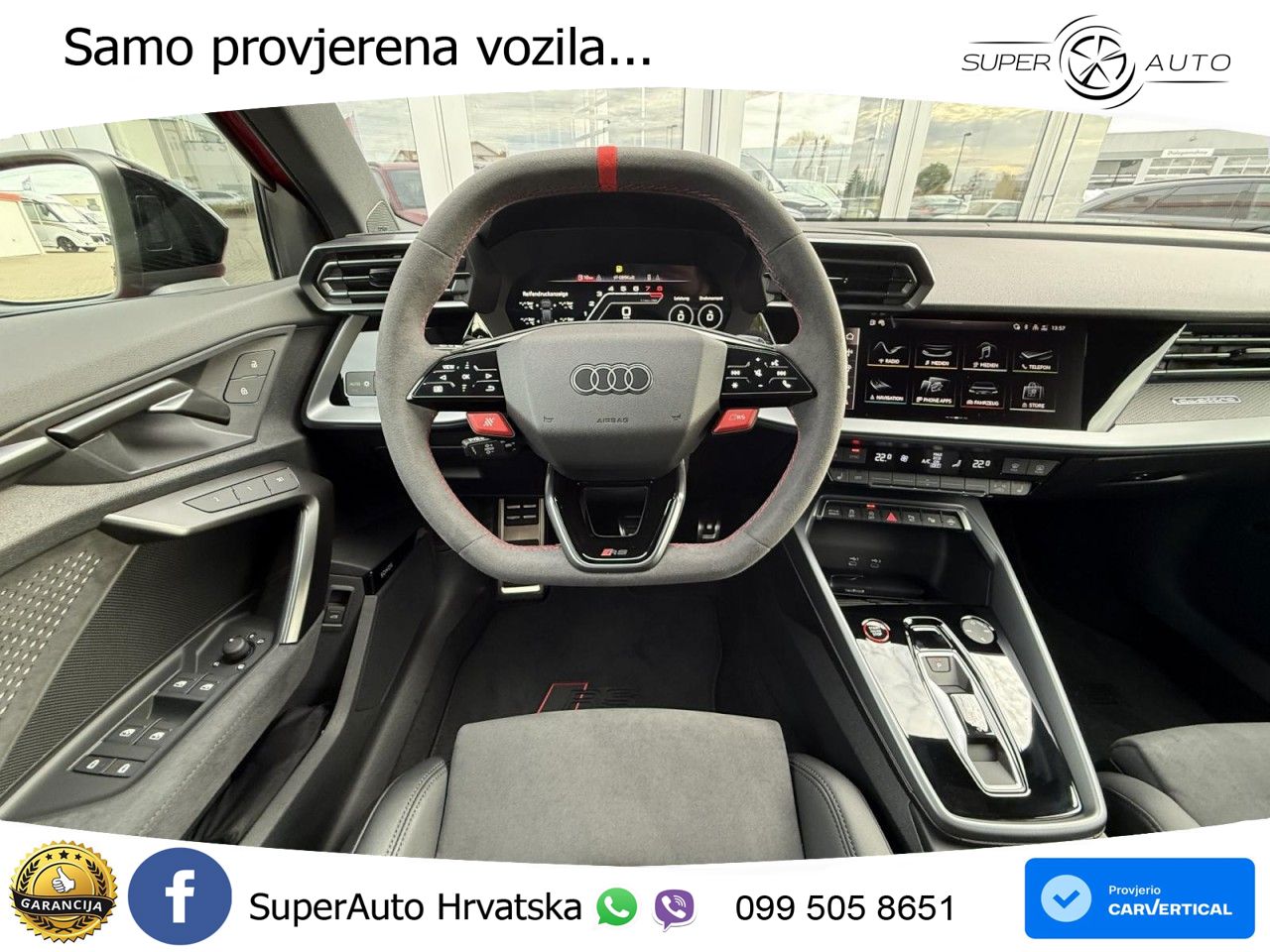 Audi RS3 Sportback 2.5 TFSI (400 KS) quattro S tronic LED+GR SJED+ACC