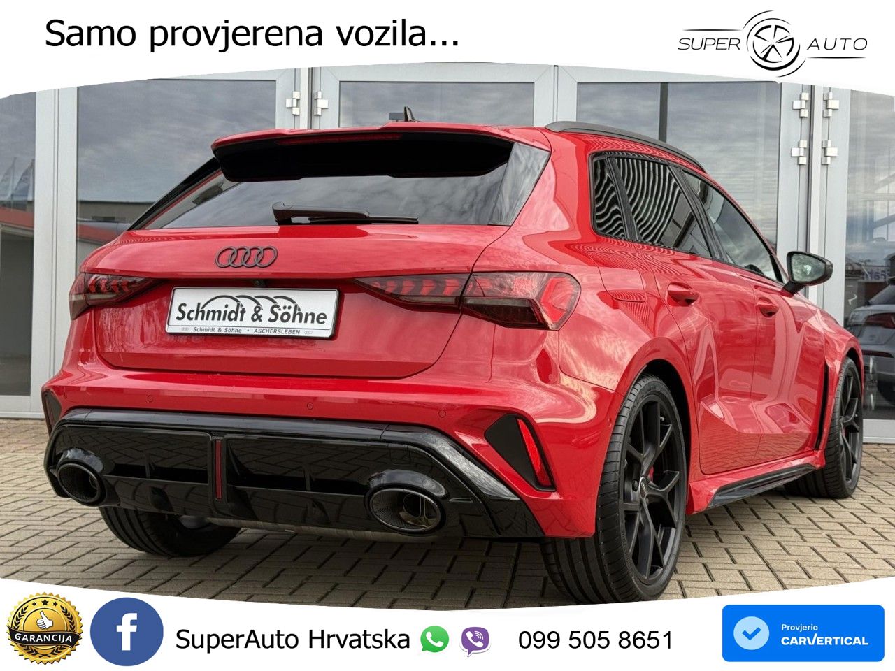 Audi RS3 Sportback 2.5 TFSI (400 KS) quattro S tronic LED+GR SJED+ACC