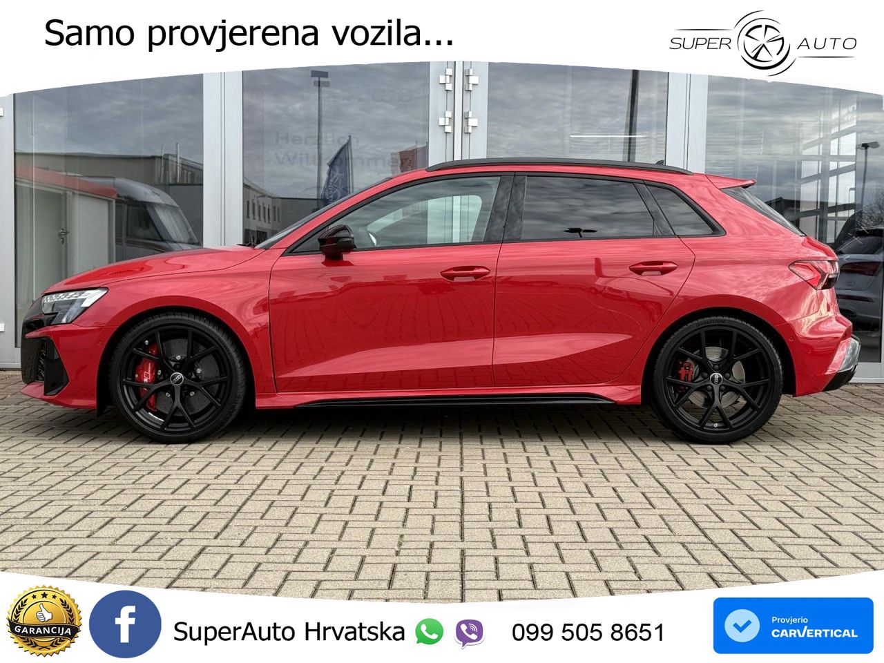 Audi RS3 Sportback 2.5 TFSI (400 KS) quattro S tronic LED+GR SJED+ACC