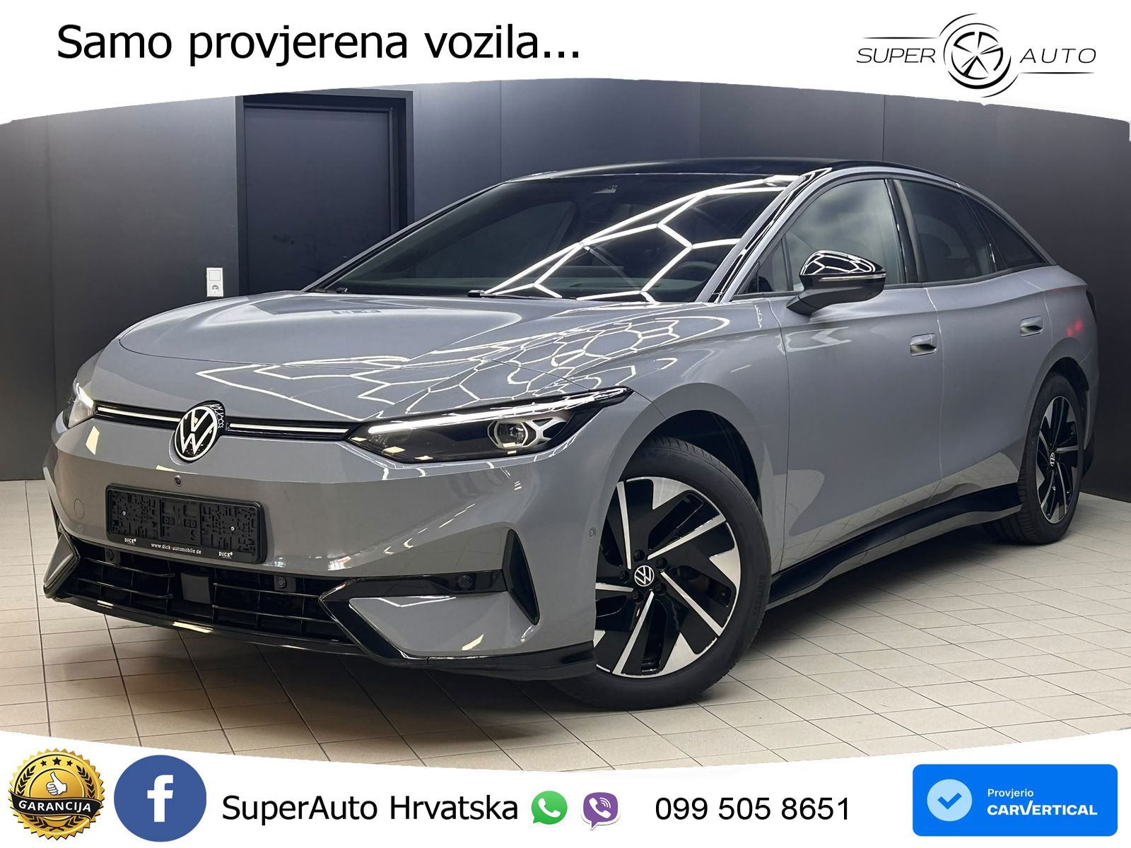 Volkswagen ID.7 Pro 82 kWh (286 KS)