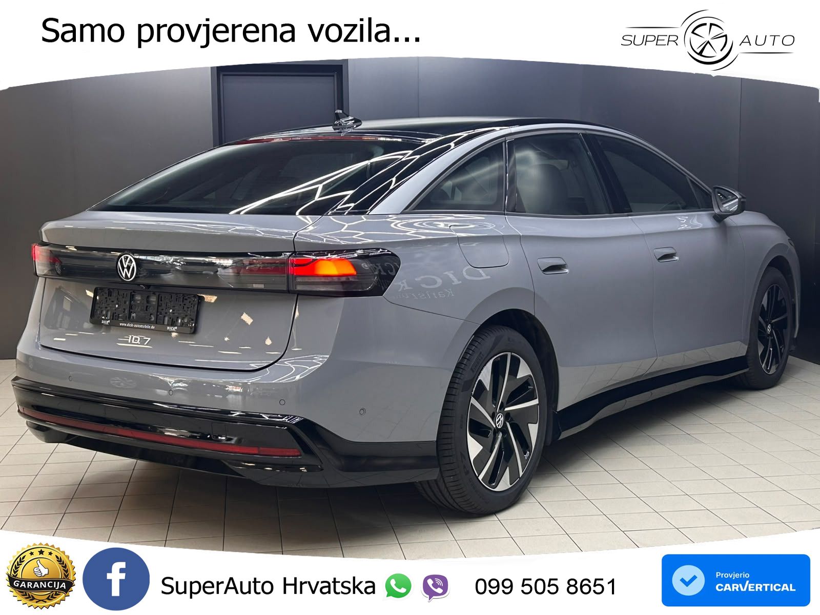 Volkswagen ID.7 Pro 82 kWh (286 KS)