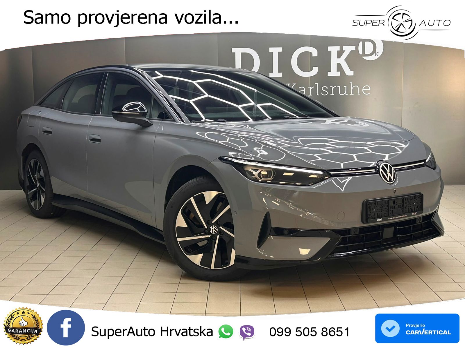 Volkswagen ID.7 Pro 82 kWh (286 KS)